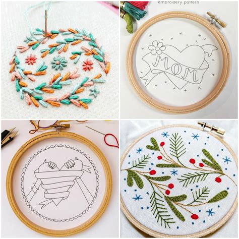 Printable Embroidery Patterns